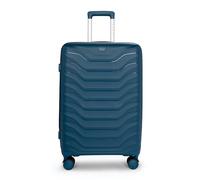 KADVA Sancho Reisekoffer auf Rädern I 72 Liter Kabinengepäck Trolley Handgepäck Tragetasche I Hartschale mit 4 360-Lenkrollen I Verschlüsseltes Schloss mit eigenem Code I Gewicht 3,4kg Farbe Blau