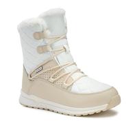 KADVA Winterstiefel Damen SUMMIT Mid in Weiß Größe 39 EU Wasserdichte und atmungsaktive Winterstiefel für Frauen Rutschfeste TPR-Sohle und verstärkter Zehenschutz Isolierung gegen Schnee und Frost