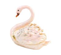 Kaeltsyn Moderner geometrischer Schmuckschrank mit eleganter Vogelform und staubdichter Verpackung für besondere Anlässe, Reise-Schmuckbehälter