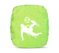 Kaempe Regenschutz Schulranzen, Rucksack Regenschutz, Regenhülle Rucksack, Reflektor Rucksack, Zubehör Kompatibel für Step By Step, Ergobag, Coocazoo, Satch, Scout, Beckmann, Derdiedas (Grün)