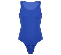 Kaerm Herren Body Einteiler Unterwäsche Sexy Ärmellos Bodysuit Stringbody Herrenbody Sport Unterhemd Body String Shape Kompression Singlet Sportwear Navy XL