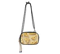Käse Realistisch Mini Crossbody Tasche für Herren Wasserdicht mit Kreditkartenfächern Schultertaschen Have a meal bolso de mano para mujer, Käse Realistisch, 1 size