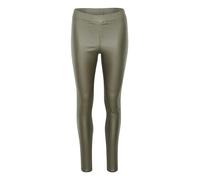 KAFFE Ada Coated Jeggings Damen Coated Leggings Slim Fit High Waist Kunstleder Hose Leder Look Forest Night 44