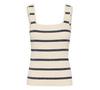 KAFFE Ärmellose KAmorita XS, Silver White/Blue Stripe