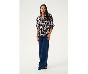 Kaffe Bluse "Lura" in Schwarz - Größe 38 | Damen Blusen