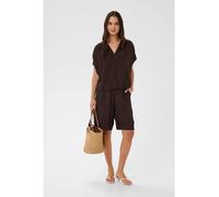 Kaffe Bluse "Milia" in Dunkelbraun - Größe 38 | Damen Blusen