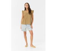 Kaffe Blusentop in Camel - Größe 40 | Damen Blusen