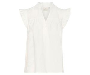 Kaffe Blusentop in Creme - Größe 34 | Damen Blusen