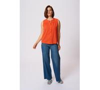 Kaffe Blusentop in Orange - Größe 38 | Damen Blusen
