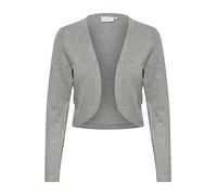 KAFFE Bolero Astrid Damen Bolero Astrid Elegant Jäckchen Langarm Cardigan Bolerojacke Grey Melange 3XL