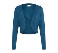 KAFFE Bolero Astrid Damen Bolero Astrid Elegant Jäckchen Langarm Cardigan Bolerojacke L, Legion Blue