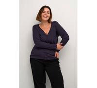 Kaffe Cardigan in Aubergine - Größe XL | Damen Pullover Cardigans