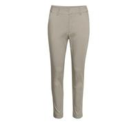 KAFFE Casual Hose Kalea Damen Chino Hose Elegant Klassische Stoffhose 42, Elephant Skin 42