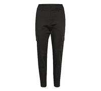 KAFFE Casual Hose Kalea Damen Hose 7/8 Cargo Casual Slim Fit Cargohose aAfgesetzten Taschen 40, Black Deep 40