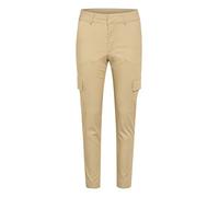 KAFFE Casual Hose Kalea Damen Hose 7/8 Cargo Casual Slim Fit Cargohose aAfgesetzten Taschen 40, Classic Sand
