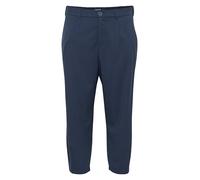 KAFFE CURVE Pants Suiting KCmerla Damen Pants Hosen Größe Größen Weites Bein Business High Waist Hose Midnight Marine 44