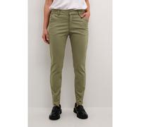 Kaffe Chino "Lea" in Oliv - Größe 42 | Damenhosen