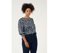 KAFFE curve Bluse "Civena" in Schwarz - Größe L | Damen Blusen