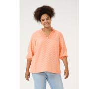 KAFFE curve Bluse in Apricot - Größe 46 | Damen Blusen
