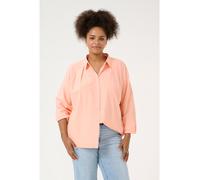 KAFFE curve Bluse in Apricot - Größe 46 | Damen Blusen