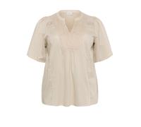 KAFFE curve Bluse in Beige - Größe 46 | Damen Blusen