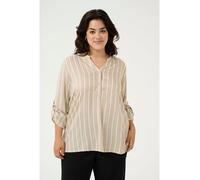 KAFFE curve Bluse in Beige - Größe 48 | Damen Blusen
