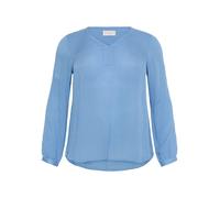 KAFFE curve Bluse in Blau - Größe 42 | Damen Blusen