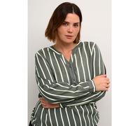 KAFFE curve Bluse in Dunkelgrün - Größe 44 | Damen Blusen