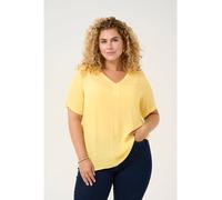 KAFFE curve Bluse in Gelb - Größe 44 | Damen Blusen