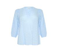 KAFFE curve Bluse in Hellblau - 57% | Größe 44 | Damen Blusen