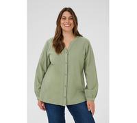 KAFFE curve Bluse in Mint - Größe 46 | Damen Blusen