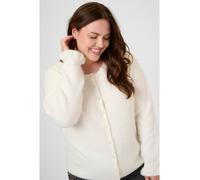 KAFFE curve Cardigan "Cirsten" in Creme - Größe XL | Damen Pullover Cardigans