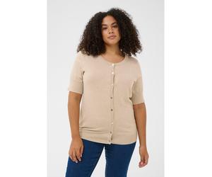 KAFFE curve Cardigan in Beige - Größe M | Damen Pullover Cardigans