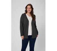 KAFFE curve Cardigan in Schwarz - Größe L | Damen Pullover Cardigans