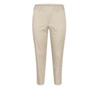 KAFFE CURVE Casual Hose KCleana Damen Hose Slim Fit Große Größen Casual Chino Stoffhose 46, Feather Gray