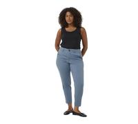 KAFFE CURVE Casual Hose KCleana Damen Hose Slim Fit Große Größen Casual Chino Stoffhose 50, Bering Sea