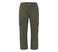 KAFFE CURVE Casual Hose KCnana Damen Hose Cargo Sweathose Casual Cargohose Große Größen 48, Grape Leaf