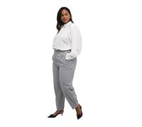 KAFFE CURVE Damen Anzughose KCMERLA Damen Pants Hosen Größe Größen Weites Bein Business High Waist Hose Elastische Taille Tapered