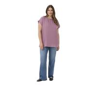KAFFE CURVE Langarm-Bluse KCmilia 48, Tulipwood 48