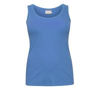 KAFFE CURVE Damen Jerseytop KCcarina Damen Tank Top Ärmellos Jerseytop Sommer Shirt U Ausschnitt Große Größen Ärmellos