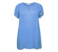 Kaffe Curve Damen Kcami Ss Tunika-Shirt, Regatta, 18 Plus