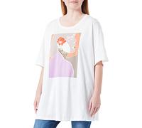 Kaffe Curve Damen KCbamma t Shirt, Chalk, L Größen