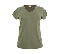 Kaffe Curve Damen Kclina V-Neck T-Shirt, Grape Leaf, M Grande Taille