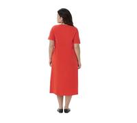 KAFFE CURVE Damen Kleid KCcaline Damen Kleid Große Größen Basic Kurzarm Sommerkleid Kurzarm