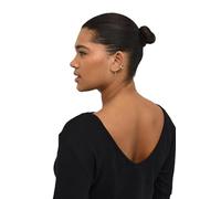 KAFFE CURVE Damen Langarm-Shirt KCcarina Damen Langarmshirt Casual Basic Rundhals Rückenfrei Shirt Große Größen Lange Ärmel