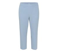 Kaffe Curve Damen Plus-Size Women's Trousers Cropped Length Elasticated Waist Pockets KCsakira Kurze Hose, Faded Denim,