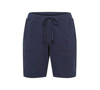 KAFFE CURVE Shorts KCnana Damen Shorts Große Größen Sommer Regular Fit Kurze Hose 46, Midnight Marine