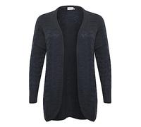 KAFFE CURVE Damen Strickjacke KCemana Lange Ärmel