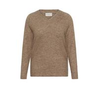 KAFFE curve Pullover in Camel - Größe M | Damen Pullover Cardigans