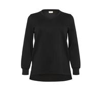 KAFFE CURVE Damen Sweatshirt KCannita Lange Ärmel